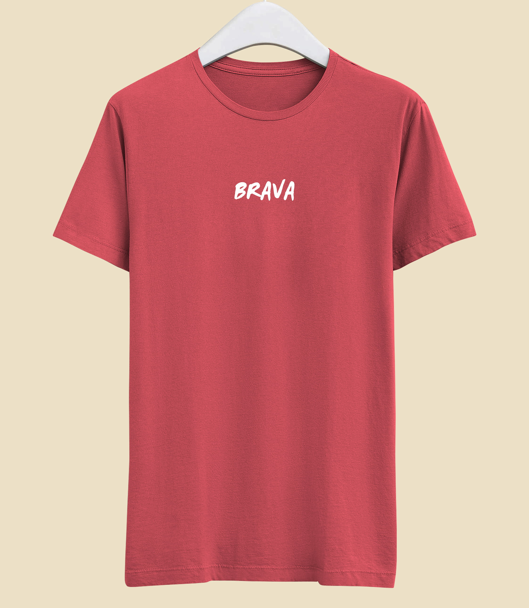 camiseta brava rosa